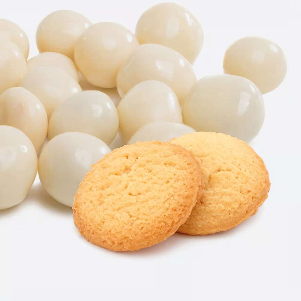 White Chocolate Biscuit Bites