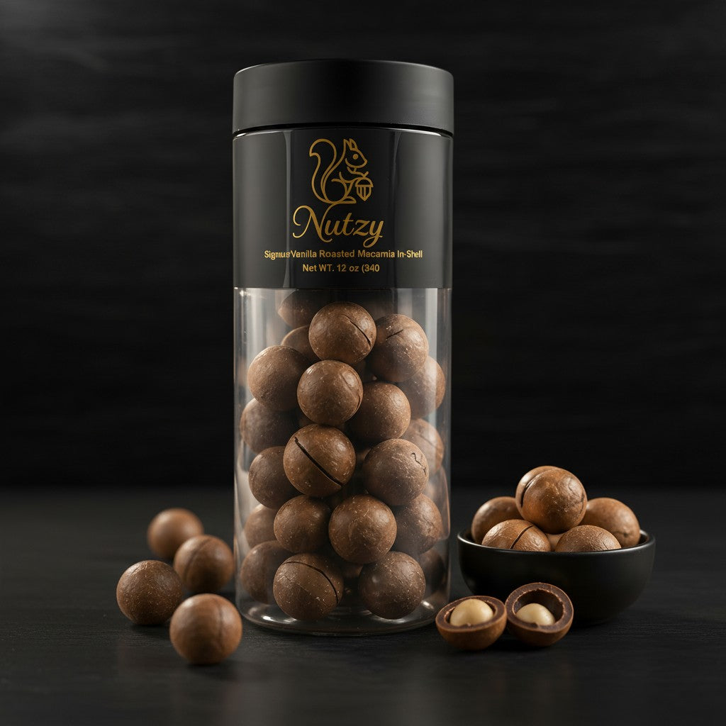 Signature Vanilla Roasted Macadamia In-Shell